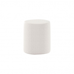 VIPACK Moon Poef Wit Bouclé