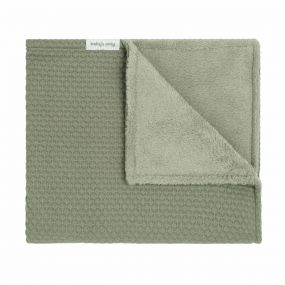 Baby's Only Ledikant Deken Teddy Sky Urban Green 100 x 135 cm