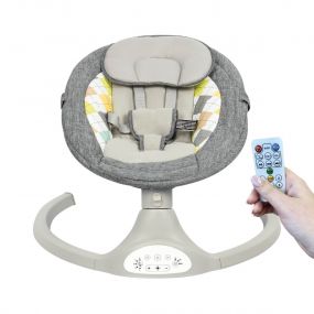 Bebies First Elektrische Wipstoel Relax Grijs
