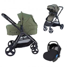 X Adventure Kinderwagen 3 in 1 X-GO Green + Isofix Autostoel Base