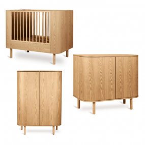 Quax Babykamer Yume 3-delig Natural Ash 110x70