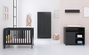 Cabino Babykamer Zoe Zwart 3 Delig