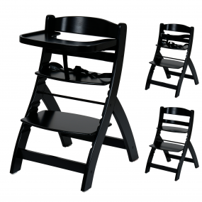 Born Lucky Kinderstoel Hout Zwart