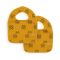 Jollein Slabbetjes 2 Stuks Waterproof Tiger Mustard Jollein Slabbetjes 2 Stuks Waterproof Tiger Mustard
