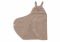 Jollein Wikkeldeken Bunny Cloudy Rib Milky Coffee