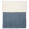 Koeka Ledikantdeken Cotton Fleece Wafel Amsterdam Bluestone 100x150