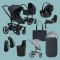 Joolz Kinderwagen Day5 All-in-One Bundel | Dark Navy Blue