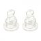 Difrax Flessenspenen Dental Plat Maat L 2 Stuks Difrax Flessenspenen Dental Plat Maat L 2 Stuks