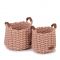 KidsDepot Set Opbergmanden M Korbo Roze KidsDepot Set Opbergmanden M Korbo Roze