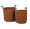 KidsDepot Set Opbergmanden L Korbo Koper KidsDepot Set Opbergmanden L Korbo Koper