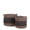 KidsDepot Set Opbergmanden Eran Black KidsDepot Set Opbergmanden Eran Black