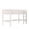 LIFETIME Original Halfhoogslaper met Deluxe Lattenbodem Whitewash