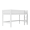 LIFETIME Original Halfhoogslaper met Standaard Lattenbodem Wit