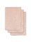 Jollein Hydrofiele Washandjes 3 Stuks Snake Pale Pink Jollein Hydrofiele Washandjes 3 Stuks Snake Pale Pink