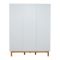 Quax 3 Deurs Kledingkast Mood White