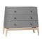 Leander Luna Commode Grey Oak Leander Luna Commode Grey Oak