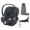 Cybex Autostoel Aton B I Size Steel Grey + Cybex Base M + Cybex Voetenzak Snøgga Mini
