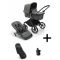 Bugaboo Kinderwagen 2 In 1 Fox Cub Compleet Black Forest Green + Voetenzak + Cupholder