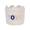 Childhome Mand Bloem Ecru 30x30x30 cm