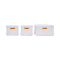 Childhome Set Van 3 Hangmandjes Teddy Ecru