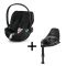 Cybex Autostoel Groep 0 Cloud Z2 I Size Deep Black + Draaibare Isofix Base