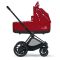 Cybex Kinderwagen 2 in 1 ePriam Petticoat Dark Red Cybex Kinderwagen 2 in 1 ePriam Petticoat Dark Red