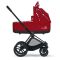 Cybex Kinderwagen 2 in 1 Priam Petticoat Dark Red Cybex Kinderwagen 2 in 1 Priam Petticoat Dark Red