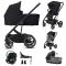 Cybex Kinderwagen 3 In 1 Balios S Lux Deep Black Frame Black Complete Set