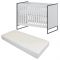 Cabino Baby Bed Met Matras Dayley Wit 60 x 120 cm Cabino Baby Bed Met Matras Dayley Wit 60 x 120 cm