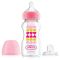 Dr Brown's Starter Kit Options+ Brede Fles Sippy Roze 270 ml