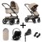 Joolz Kinderwagen 3 In 1 Geo3 Sandy Taupe + Isofix Base + Voetenzak 