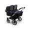 Bugaboo Tweeling Kinderwagen Donkey3 Black - Mineral Taupe Bugaboo Tweeling Kinderwagen Donkey3 Black - Mineral Taupe