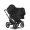 Bugaboo Duo Kinderwagen Donkey3 Black Bugaboo Duo Kinderwagen Donkey3 Black