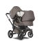 Bugaboo Duo Kinderwagen Donkey3 Black - Mineral Taupe Bugaboo Duo Kinderwagen Donkey3 Black - Mineral Taupe
