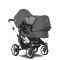 Bugaboo Duo Kinderwagen Donkey3 Alu - Grey Melange Bugaboo Duo Kinderwagen Donkey3 Alu - Grey Melange
