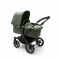 Bugaboo Donkey 5 Mono Kinderwagen 2 In 1 Black Forest Green