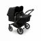 Bugaboo Donkey 5 Tweeling Kinderwagen Core Black Midnight Black