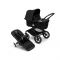 Bugaboo Kinderwagen 2 in 1 Fox 3 Compleet Black Midnight Black Bugaboo Kinderwagen 2 in 1 Fox 3 Compleet Black Midnight Black