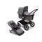 Bugaboo Kinderwagen 2 in 1 Fox 3 Compleet Black Grey Melange Bugaboo Kinderwagen 2 in 1 Fox 3 Compleet Black Grey Melange