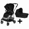 Cybex Kinderwagen 2 in 1 Melio Carbon Deep Black Cybex Kinderwagen 2 in 1 Melio Carbon Deep Black