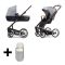 Mutsy Kinderwagen 2 in 1 I2 Urban Nomad Black White Blue + Gratis Voetenzak Mutsy Kinderwagen 2 in 1 I2 Urban Nomad Black White Blue + Gratis Voetenzak