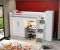 Neo Hoogslaper Met Kledingkast + Bureau Klein + 1 Deurs Kast Grijs Neo Hoogslaper Met Kledingkast + Bureau Klein + 1 Deurs Kast Grijs