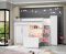 Neo Hoogslaper Met Bed + Kledingkast + 1 Deurs Kast Roze
