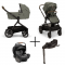 Nuna Kinderwagen 3 in 1 DEMI™ next Pine + Autostoel PIPA™ next + Nuna Base CURV