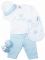 Petit Villain Cadeauset 5 Delig Prinsje Wit Blauw