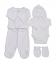Petit Villain Newborn Giftset 5 delig Wit