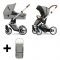 Mutsy Kinderwagen Evo 2 In 1 Urban Nomad Light Grey Standard + Gratis Voetenzak Mutsy Kinderwagen Evo 2 In 1 Urban Nomad Light Grey Standard + Gratis Voetenzak