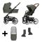 Mutsy Kinderwagen Nio 2 in 1 Adventure Sea Green Black + Gratis Voetenzak Mutsy Kinderwagen Nio 2 in 1 Adventure Sea Green Black + Gratis Voetenzak