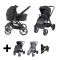 Born Lucky Kinderwagen 2 in 1 Riva Black Rose Born Lucky Kinderwagen 2 in 1 Riva Black Rose