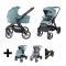 Born Lucky Kinderwagen 2 in 1 Riva Green Born Lucky Kinderwagen 2 in 1 Riva Green